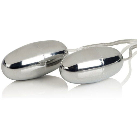 Comprar CALEXOTICS Balas Vibradoras Doradas Duo Silver – Diseño Elegante Para Placer Intenso-Noxtic