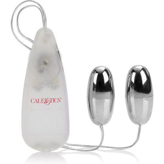 Comprar CALEXOTICS Balas Vibradoras Doradas Duo Silver – Diseño Elegante Para Placer Intenso-Noxtic