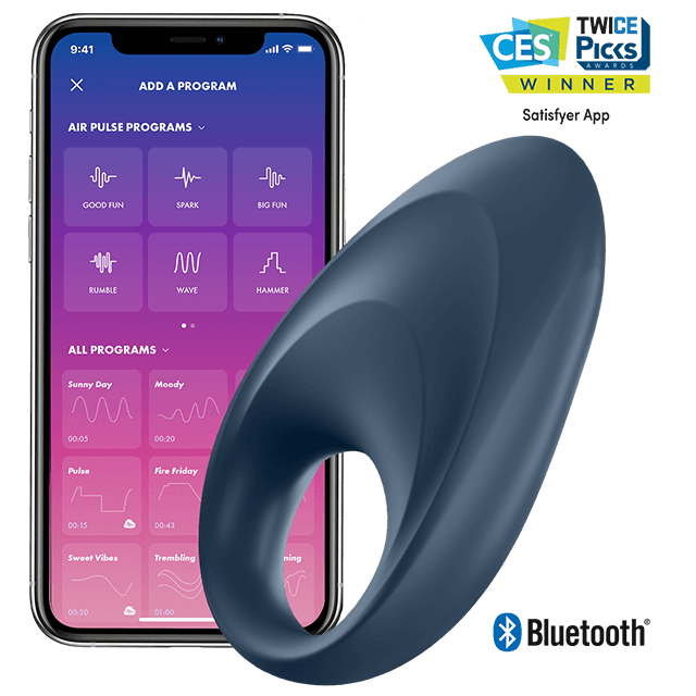 Comprar Satisfyer Mighty One Anillo Vibrador App – Estimulador Con Control Desde Tu Móvil Para Placer Personalizado-Noxtic