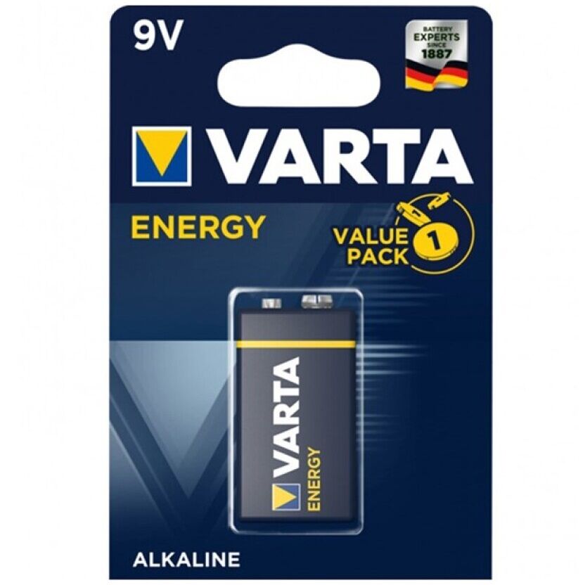 Comprar VARTA Energy Pila Alcalina 9V LR61 – Alto Rendimiento Para Dispositivos Electrónicos-Noxtic
