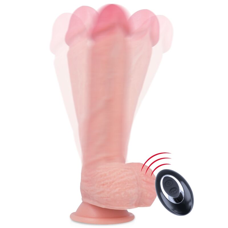 ROCKARMY Apache Vibrador Realista Con Control Remoto – Silicona Médica Para Placer Intenso