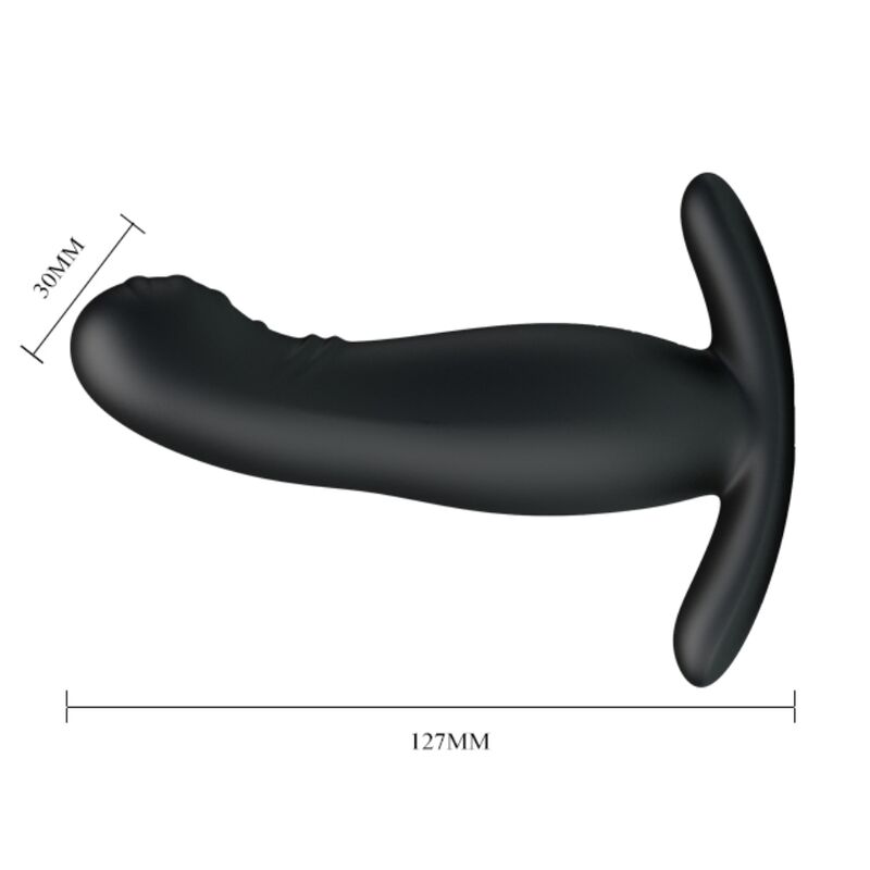 Comprar MR PLAY Masajeador Recargable Negro – Diseño Elegante Para Placer Íntimo-Noxtic