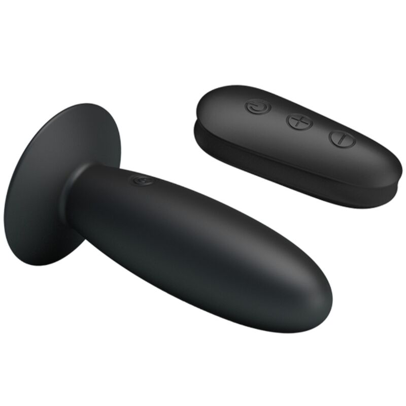 Comprar MR PLAY Plug Anal Vibrante Negro – 12 Modos De Vibración Con Resistencia Al Agua-Noxtic