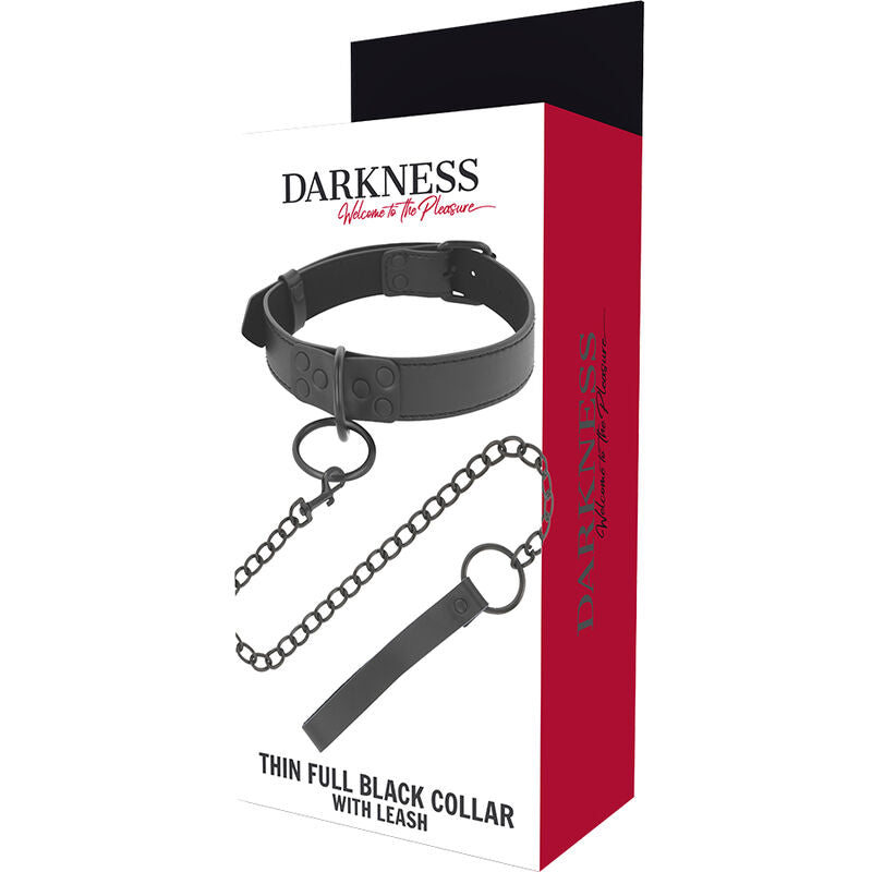 Comprar DARKNESS Collar Con Cadena Negro – Diseño Elegante Para Explorar Tu Estilo Y Libertad Sensual-Noxtic