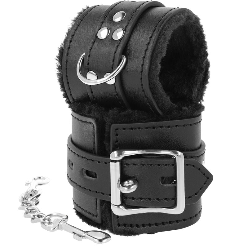 Comprar DARKNESS Esposas Forradas En Negro – Diseño Elegante Con Comodidad Y Estilo-Noxtic