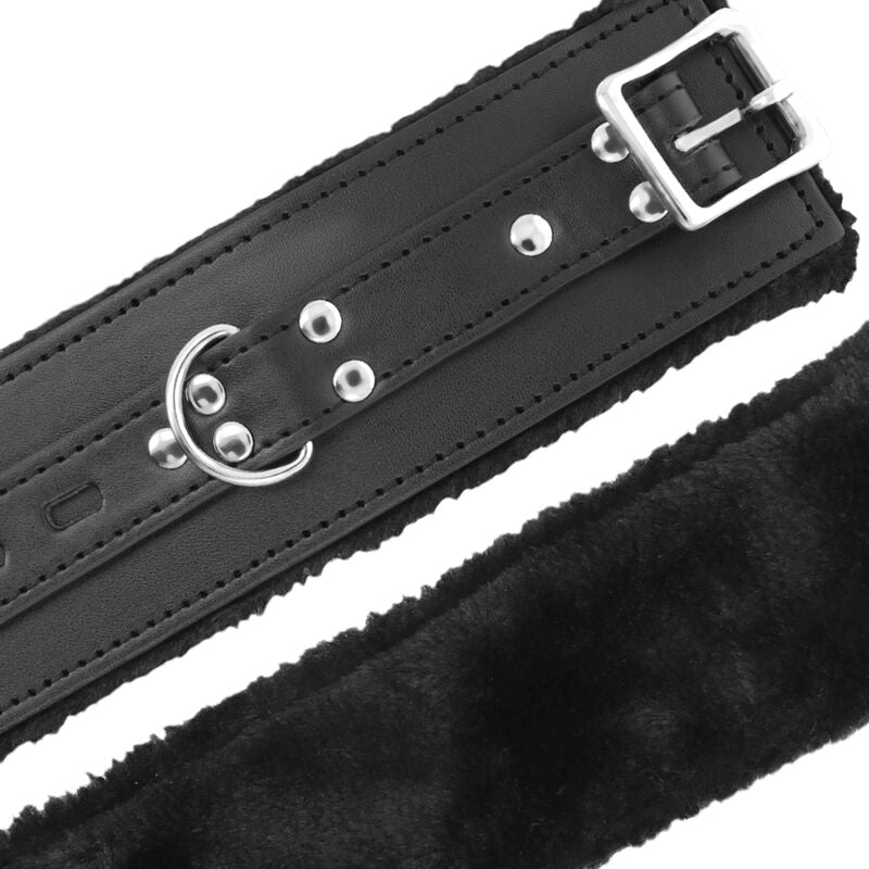 Comprar DARKNESS Esposas Forradas En Negro – Diseño Elegante Con Comodidad Y Estilo-Noxtic