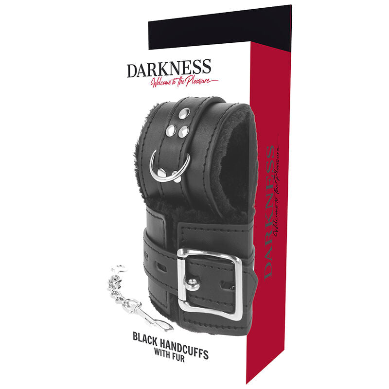 Comprar DARKNESS Esposas Forradas En Negro – Diseño Elegante Con Comodidad Y Estilo-Noxtic