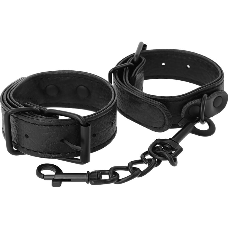 Comprar DARKNESS Esposas Ancho Fino Texturizadas – Diseño Elegante Para Comodidad y Seguridad-Noxtic