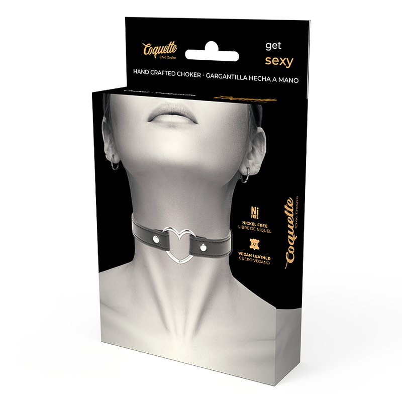 Comprar COQUETTE CHIC DESIRE Collar Cuero Vegano – Accesorio Elegante Con Diseño Moderno-Noxtic
