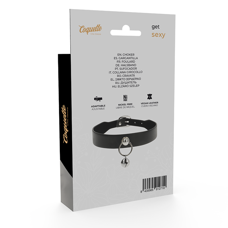 Comprar COQUETTE Chic Desire – Collar De Cuero Vegano Con Diseño Elegante Y Sofisticado-Noxtic