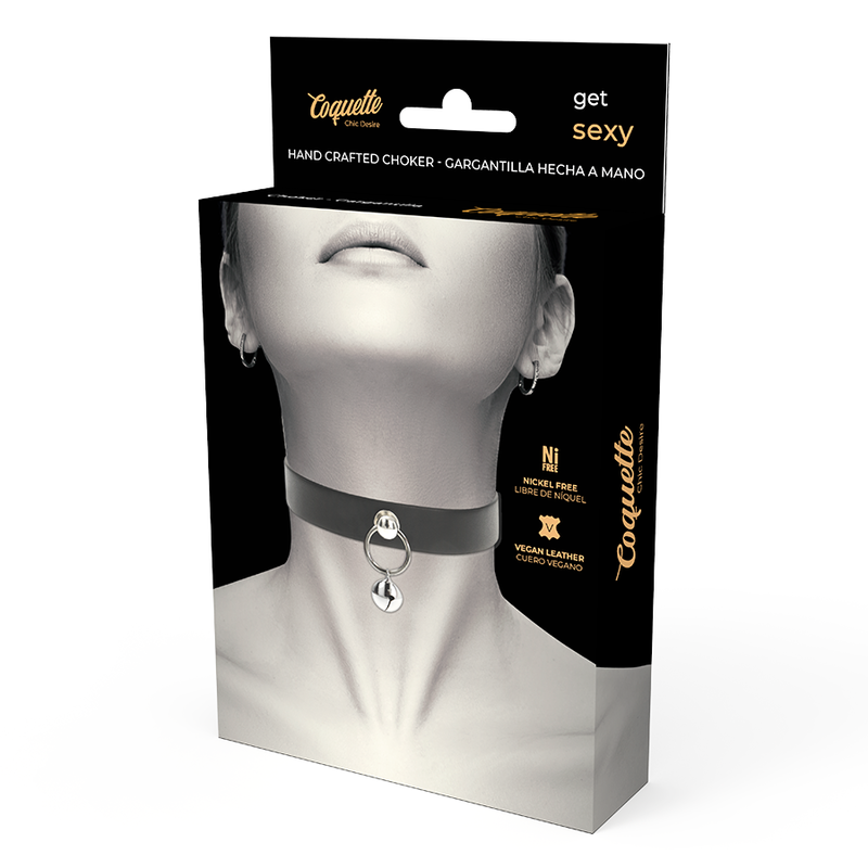 Comprar COQUETTE Chic Desire – Collar De Cuero Vegano Con Diseño Elegante Y Sofisticado-Noxtic