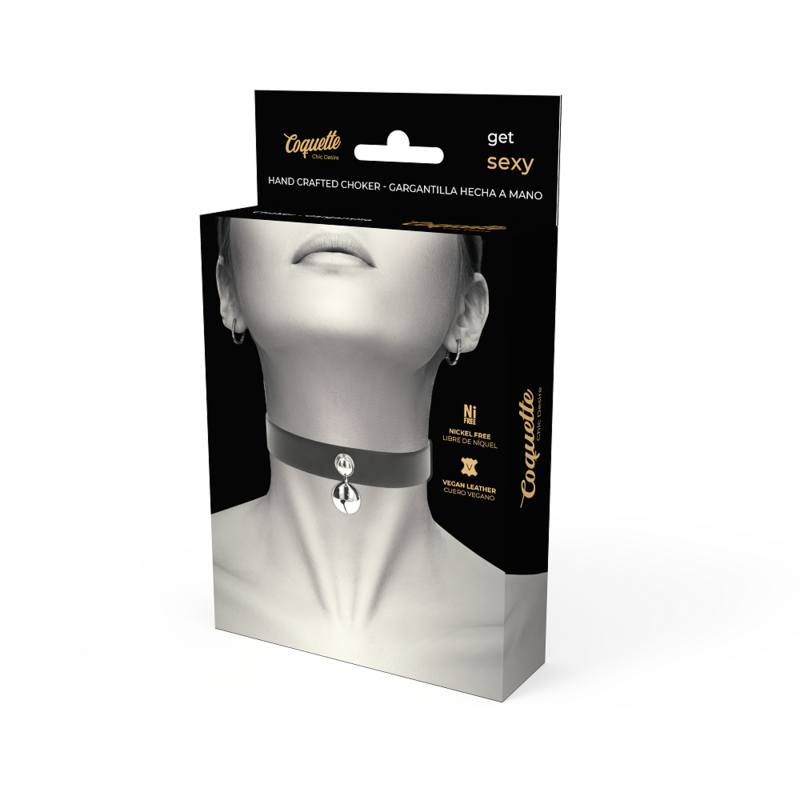 Comprar Coquette Chic Desire Collar Cuero Vegano – Accesorio Elegante Para Toque Sofisticado-Noxtic