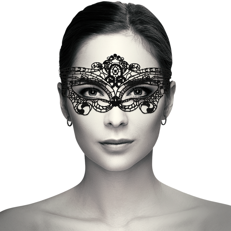 Comprar COQUETTE Antifaz Encaje Negro Fino – Diseño Elegante Para Crear Misterio En Tus Momentos De Bienestar-Noxtic
