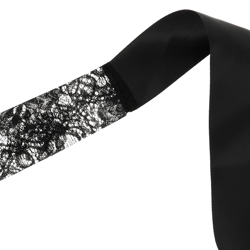 Comprar COQUETTE Chic Desire – Antifaz De Encaje Negro Con Diseño Elegante-Noxtic