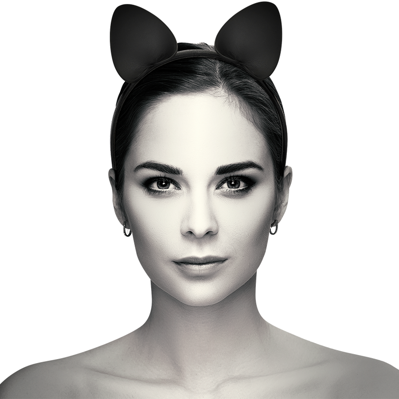 Comprar COQUETTE CHIC DESIRE – Diadema Con Orejas De Gato En Cuero Vegano Para Estilo Elegante-Noxtic