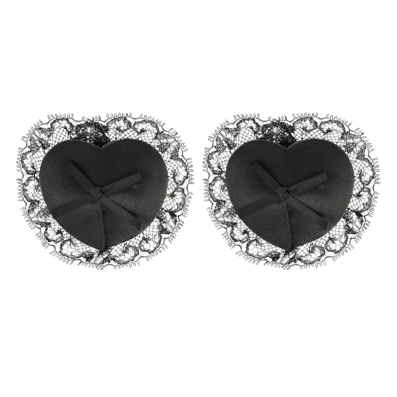 Comprar Coquette Chic Desire Cubre Pezones Negro – Fácil Aplicación Con Cinta Autoadhesiva-Noxtic