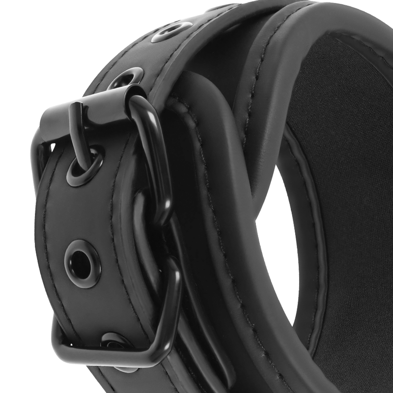 Comprar FETISH SUBMISSIVE Collar Y Esposas Cuero Vegano – Confortable Y Elegante Para Juegos De Dominación-Noxtic