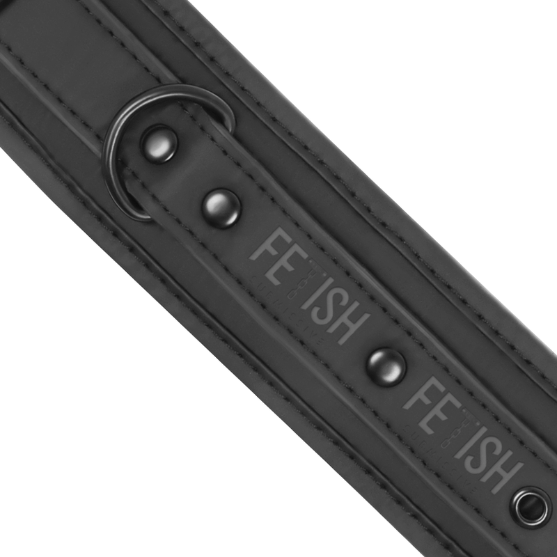 Comprar FETISH SUBMISSIVE Collar Y Esposas Cuero Vegano – Confortable Y Elegante Para Juegos De Dominación-Noxtic