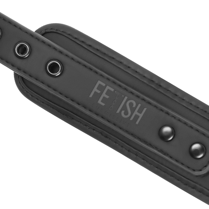 Comprar FETISH SUBMISSIVE Collar Y Esposas Cuero Vegano – Confortable Y Elegante Para Juegos De Dominación-Noxtic