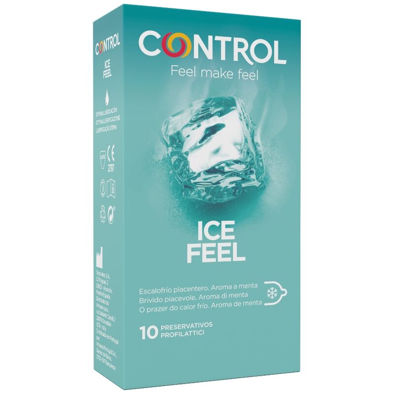 Comprar CONTROL Ice Feel Preservativos Efecto Frío – Frescura Innovadora Para Momentos Inolvidables-PRESERVATIVOS-Noxtic
