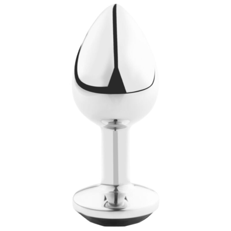 Comprar SECRETPLAY Plug Anal Negro M – Diseño Cónico Con Textura Suave Para Estimulación Ajustable-Noxtic