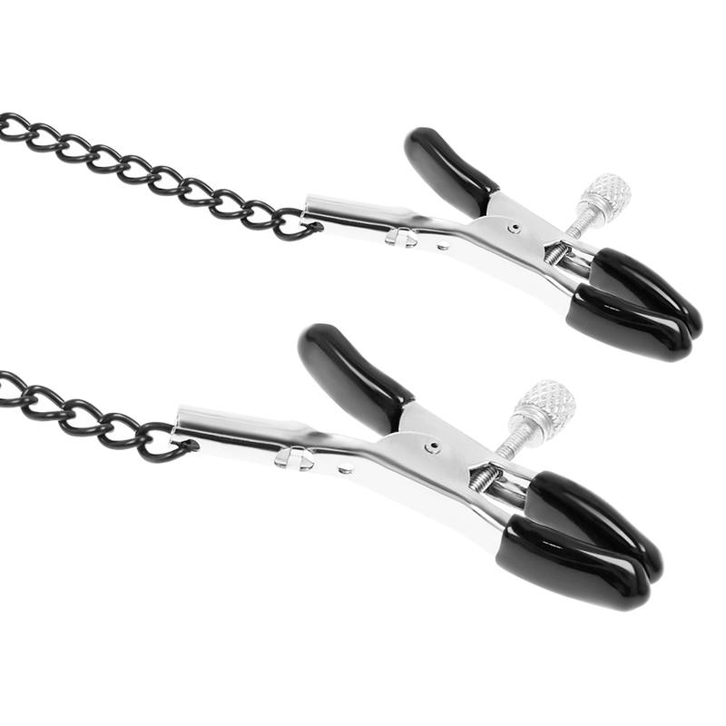 Comprar FETISH SUBMISSIVE Anilla Mordaza Con Pinzas Para Pezones – Diseño Elegante Para Aumentar La Sensación Sensorial-Noxtic