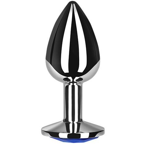 Comprar SECRETPLAY Plug Anal Azul M – Diseño Cónico Con Textura Lisa Para Sensaciones Placenteras-Noxtic