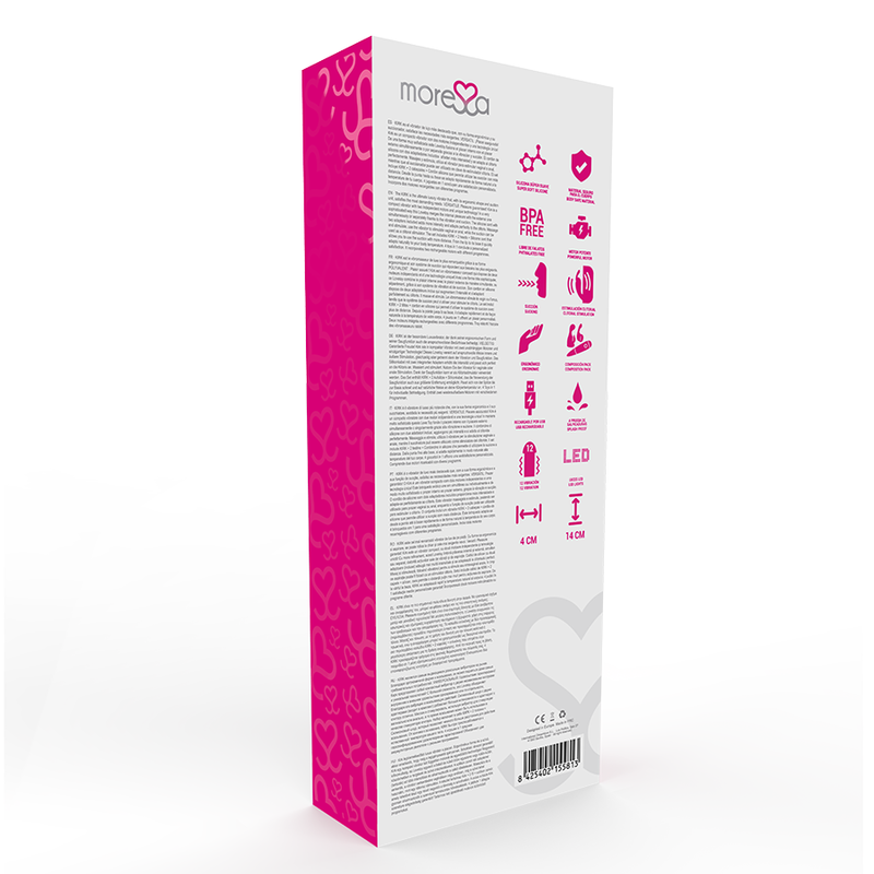 Comprar MORESSA Kirk Duo Succionador Masajeador – Vibrador Ergonómico Con Doble Motor Recargable-Noxtic