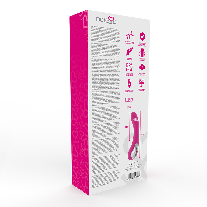 Comprar MORESSA Nelson Masajeador Punto G Premium – Diseño Ergonómico Con Silicona Recargable De Alto Rendimiento-Noxtic