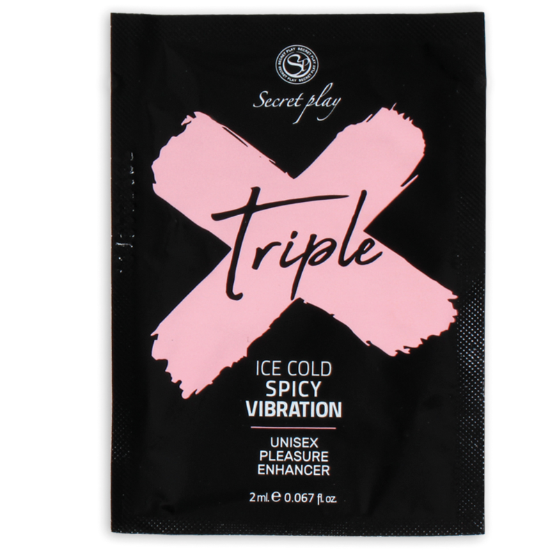 Comprar SECRETPLAY Monodosis Triple X – Gel Intensificador Con Efecto Frío Y Calor Para Mayor Placer-Noxtic