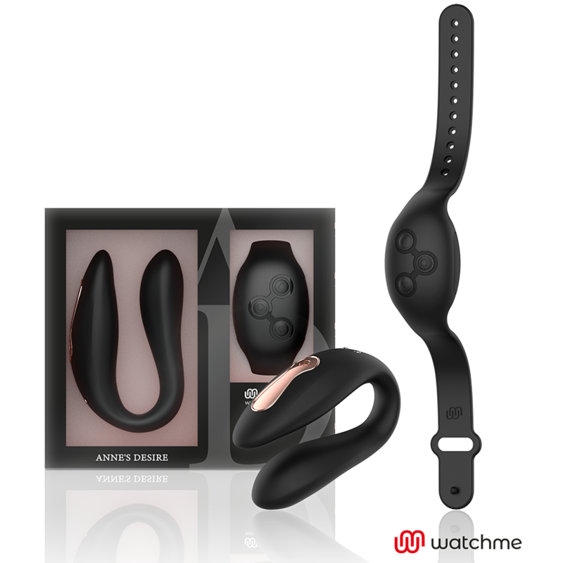 Comprar ANNE'S DESIRE Dual Pleasure Tecnología Watchme Negro – Diseño Ergonómico Con Tecnología Innovadora-Noxtic