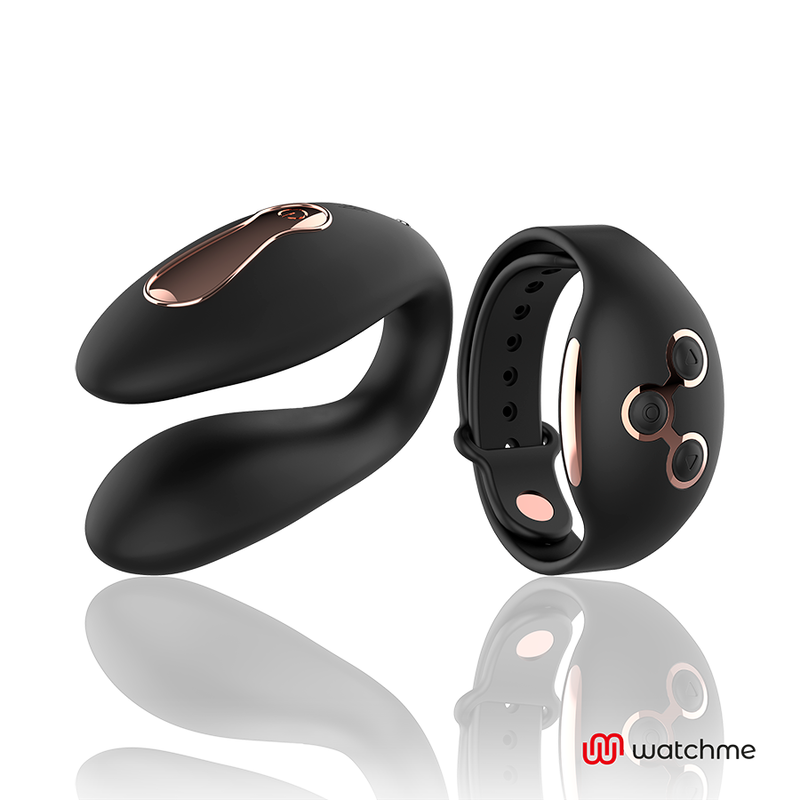 Comprar ANNE'S DESIRE Dual Pleasure Tecnología Watchme Negro Gold – Juguete Erótico Con Diseño Sofisticado Y Tecnología Avanzada-Noxtic