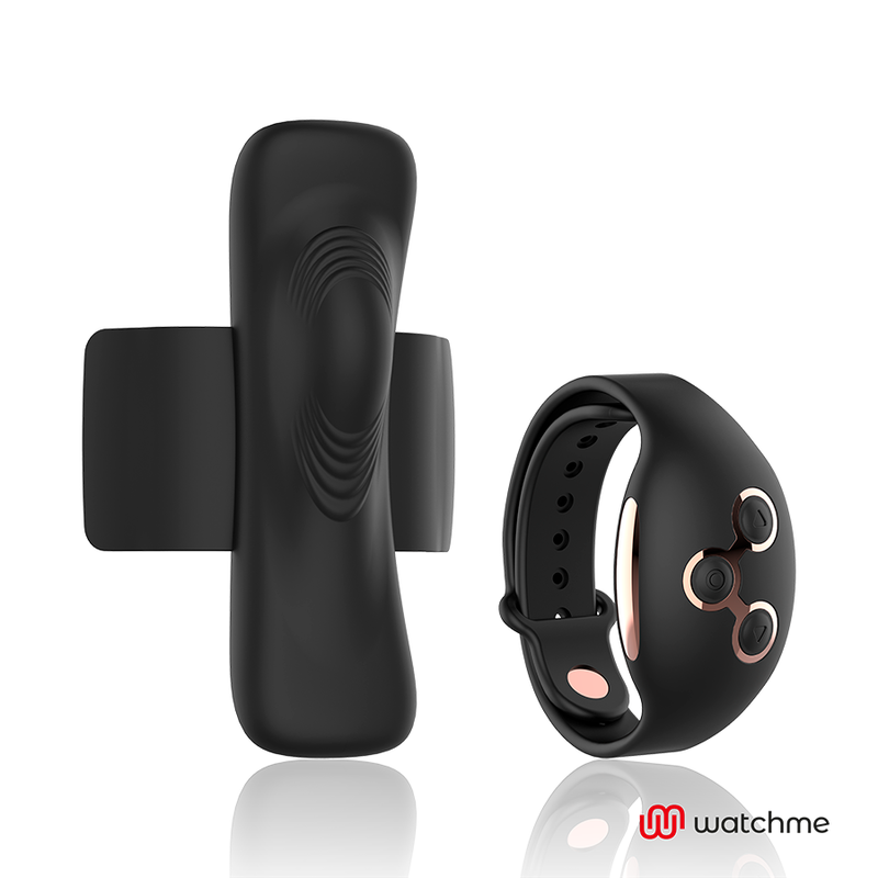 Comprar ANNE'S DESIRE Panty Pleasure Tecnología WatchMe Negro Y Dorado – Diseño Ergonómico Con Control Avanzado Para Placer Personalizado-Noxtic