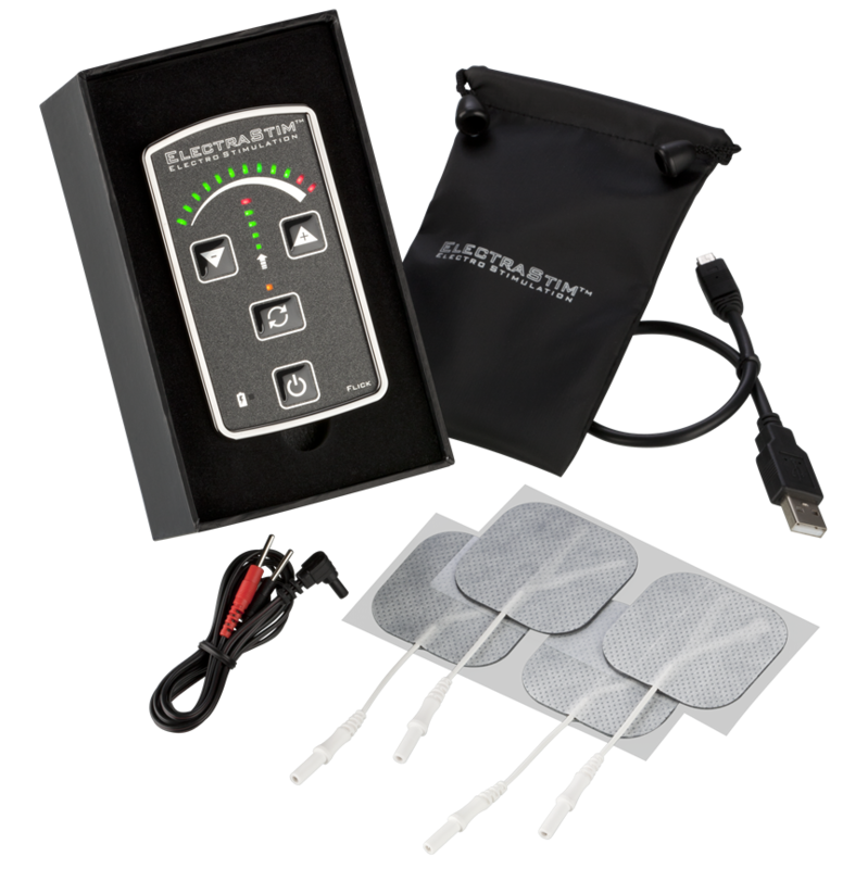 Comprar ELECTRASTIM Pack Estimulador Flick EM60-E – Innovador Estimulador Para Exploración Sensorial Del Placer-Noxtic