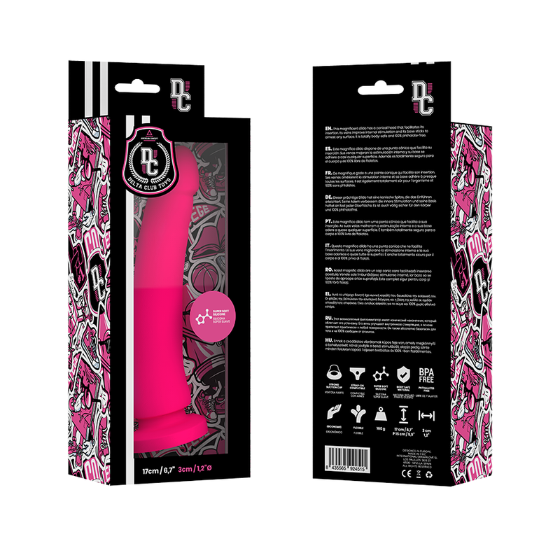 Comprar DELTA CLUB Dildo Realista Rosa – Silicona Médica Para Exploración Confortable-Noxtic