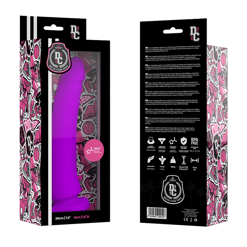 Comprar DELTA CLUB Dildo Realista Lila – Silicona Médica De Alta Calidad Para Placer Seguro-Noxtic