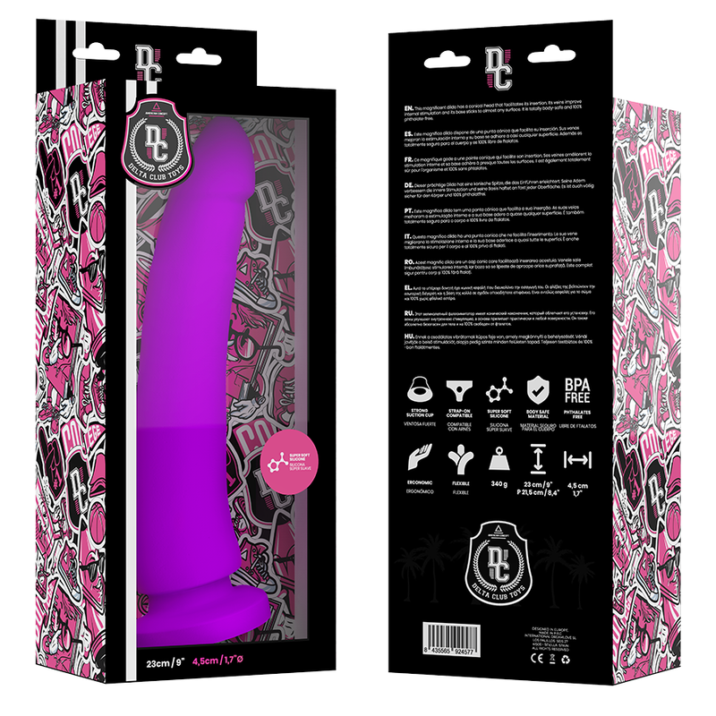 Comprar DELTA CLUB Dildo Realista Lila – Silicona Médica De Alta Calidad Para Placer Seguro-Noxtic