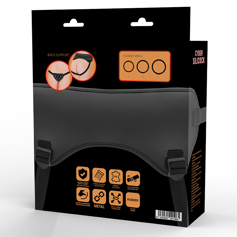 Comprar CYBER Silicock Arnés Con 3 Anillas – Diseño Ergonómico Para Comodidad Y Estilo-Noxtic