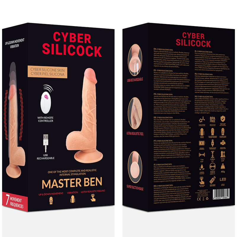 Comprar CYBER Silicock Control Remoto – Juguete Erótico Realista Con Silicona Médica Para Placer Intenso-Noxtic