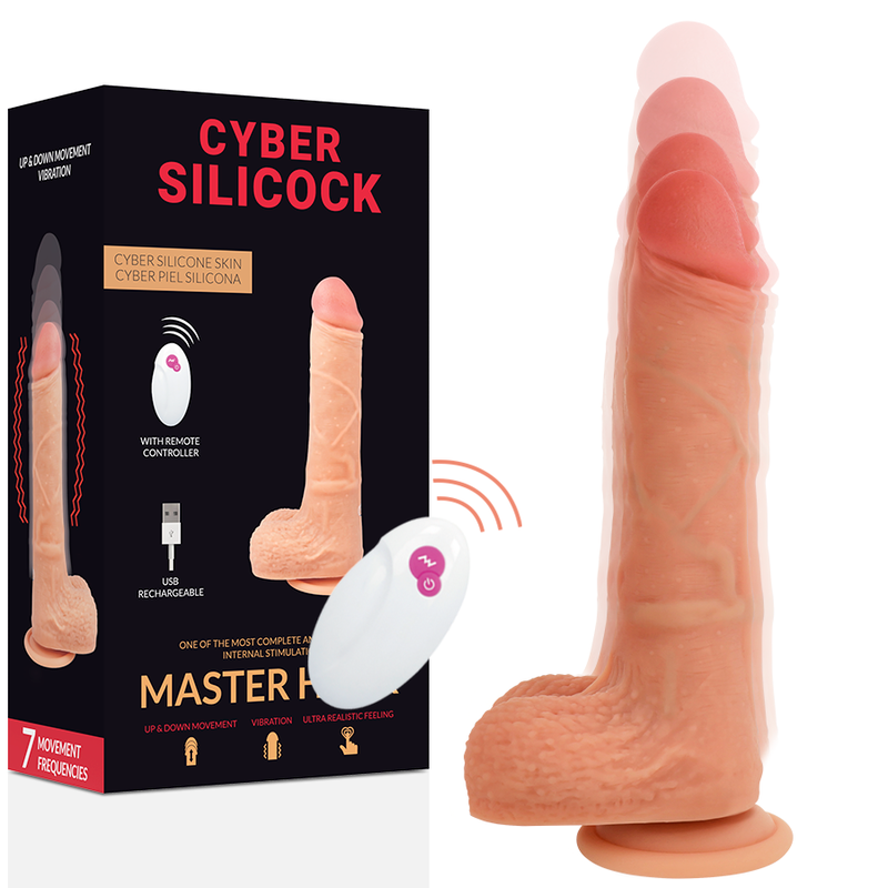 Comprar CYBER Silicock Control Remoto Master Huck – Juguete Erótico Realista De Silicona Hipoalergénica-Noxtic