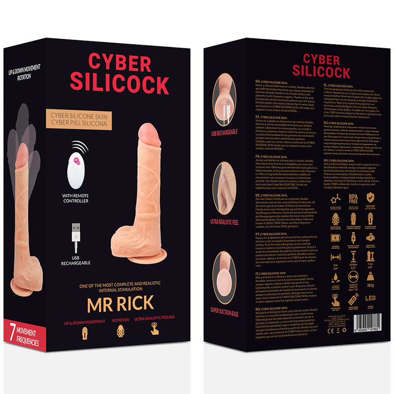 Comprar CYBER Silicock Mr Rick 20.9 Cm – Juguete Con Control Remoto Y Acabado Realista-Noxtic