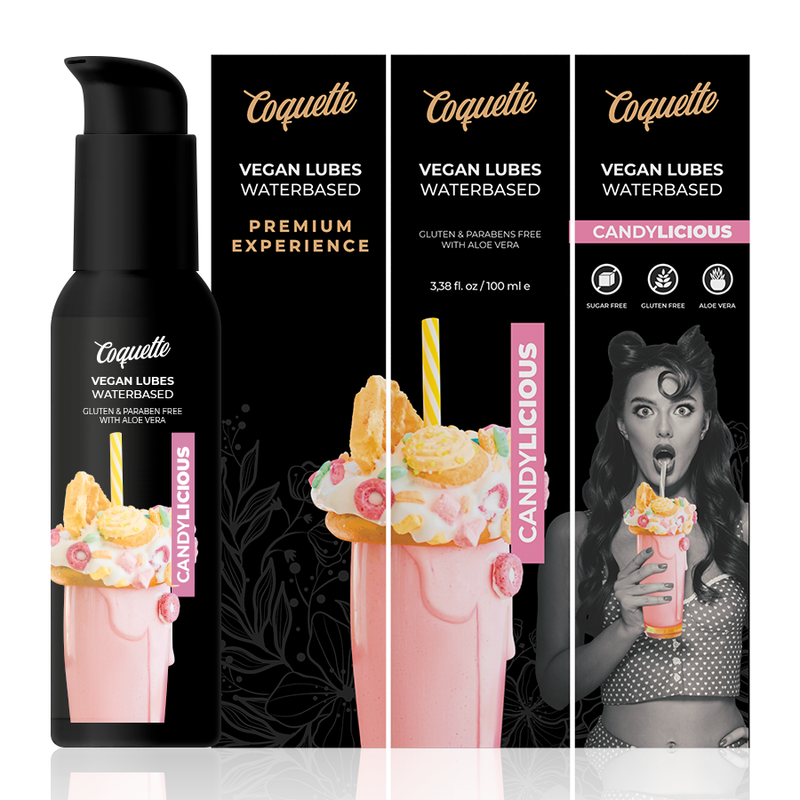 Comprar Coquette Chic Desire Lubricante Vegano Candylicious 100ml – Hidratación Suave Con Sabor Agradável-Noxtic