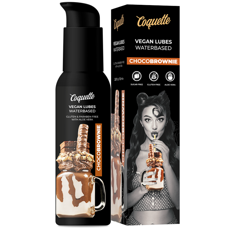 Comprar COQUETTE Chic Desire Lubricante Vegano Chocobrownie 100ml – Experiencia Premium A Base De Agua Para Placer Intenso-Noxtic