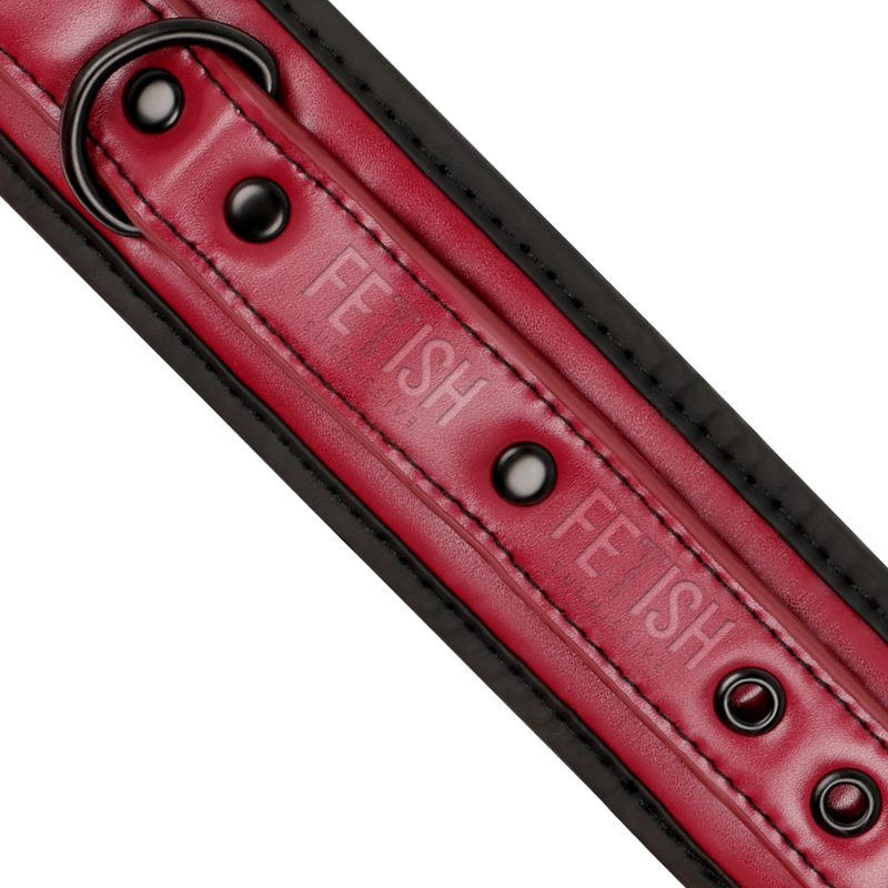 Comprar FETISH Submissive Dark Room – Esposas De Cuero Vegano Con Forro De Neopreno Para Comodidad Y Estilo-Noxtic