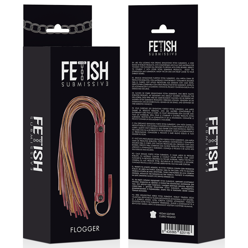 Comprar Fetish Submissive Dark Room Látigo Cuero Vegano – Diseño Elegante Para Juegos Creativos-Noxtic