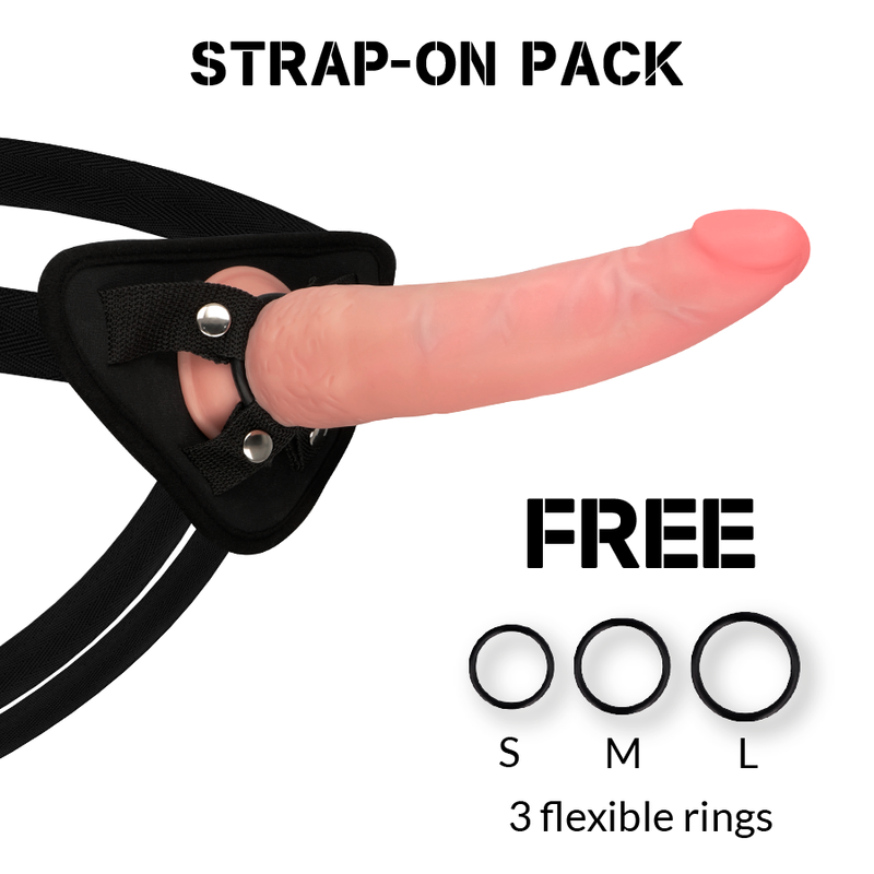 Comprar ROCKARMY Arnés Con Dildo Realista 21.5 Cm – Diseño Dual Density Para Placer Óptimo-Noxtic