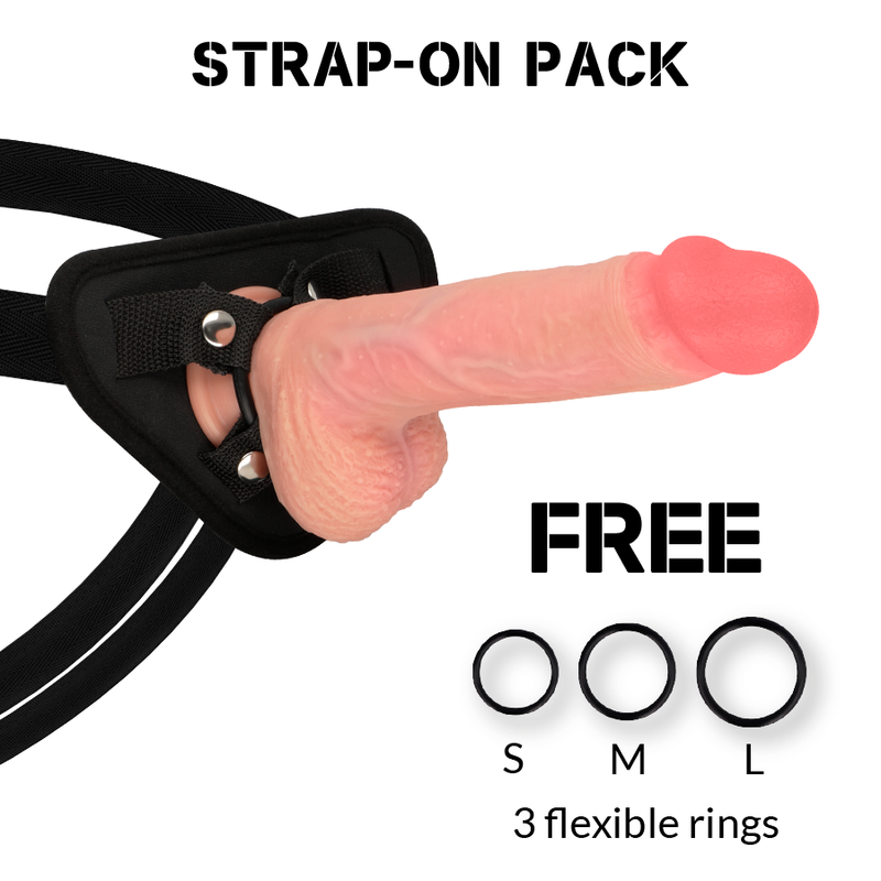 Comprar Rockarmy Arnés Con Dildo Premium Spitfire 21 Cm – Diseño Resistente Para Exploración Confiada-Noxtic