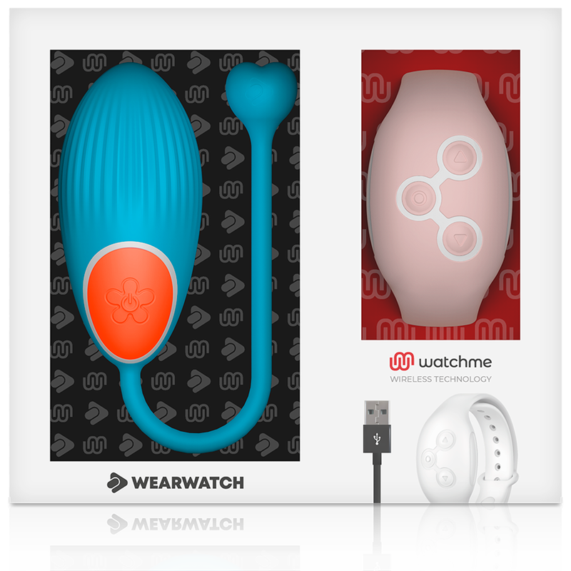 Comprar WEARWATCH Huevo Control Remoto Azul Rosa – Juguete Erótico Con Diseño Vibrante Y Tecnología Innovadora-Noxtic