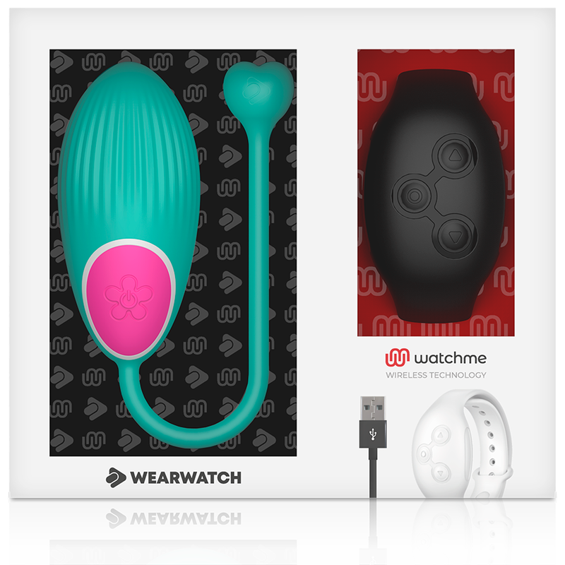 Comprar WEARWATCH Huevo Control Remoto Technology Aqua Marina Azabache – Juguete Erótico Compacto Con Diseño Innovador-Noxtic