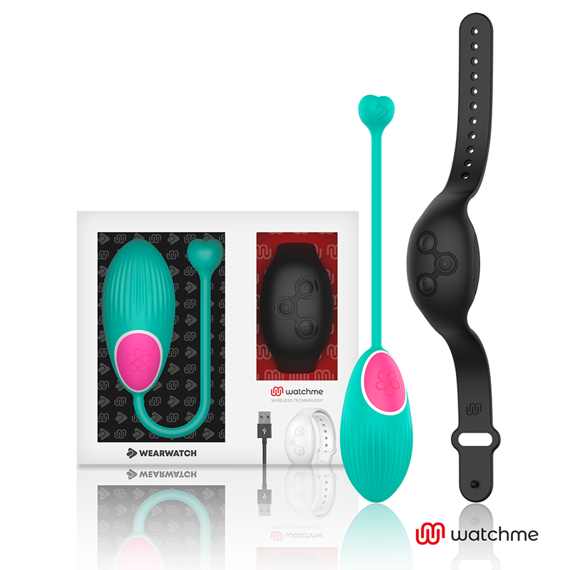 Comprar WEARWATCH Huevo Control Remoto Technology Aqua Marina Azabache – Juguete Erótico Compacto Con Diseño Innovador-Noxtic
